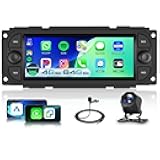 4G+64G Car Radio for Dodge RAM 2002-2006, for Jeep Wrangler 2003-2006,Jeep Grand Cherokee 1999-2004 Support DSP/Wireless Carplay/Android Auto, Sellrich 6.8 inch 1280P Touch Screen Car Stereo