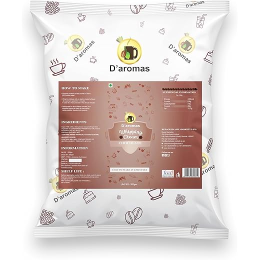 Daromas Chocolate Whipped Cream 500gm