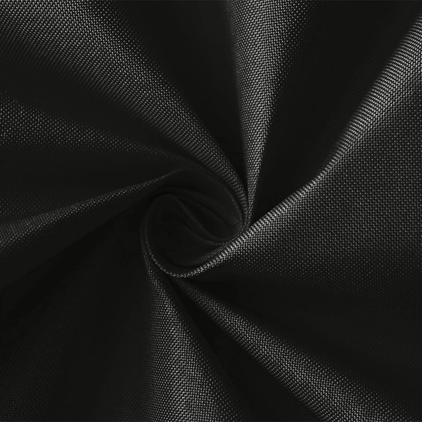 Vela parasole rettangolare 4x6m Tendalino parasole impermeabile anti-UV Baldacchino Impermeabile per patio Cortile Giardino Strutture e attività all'aperto, Nero