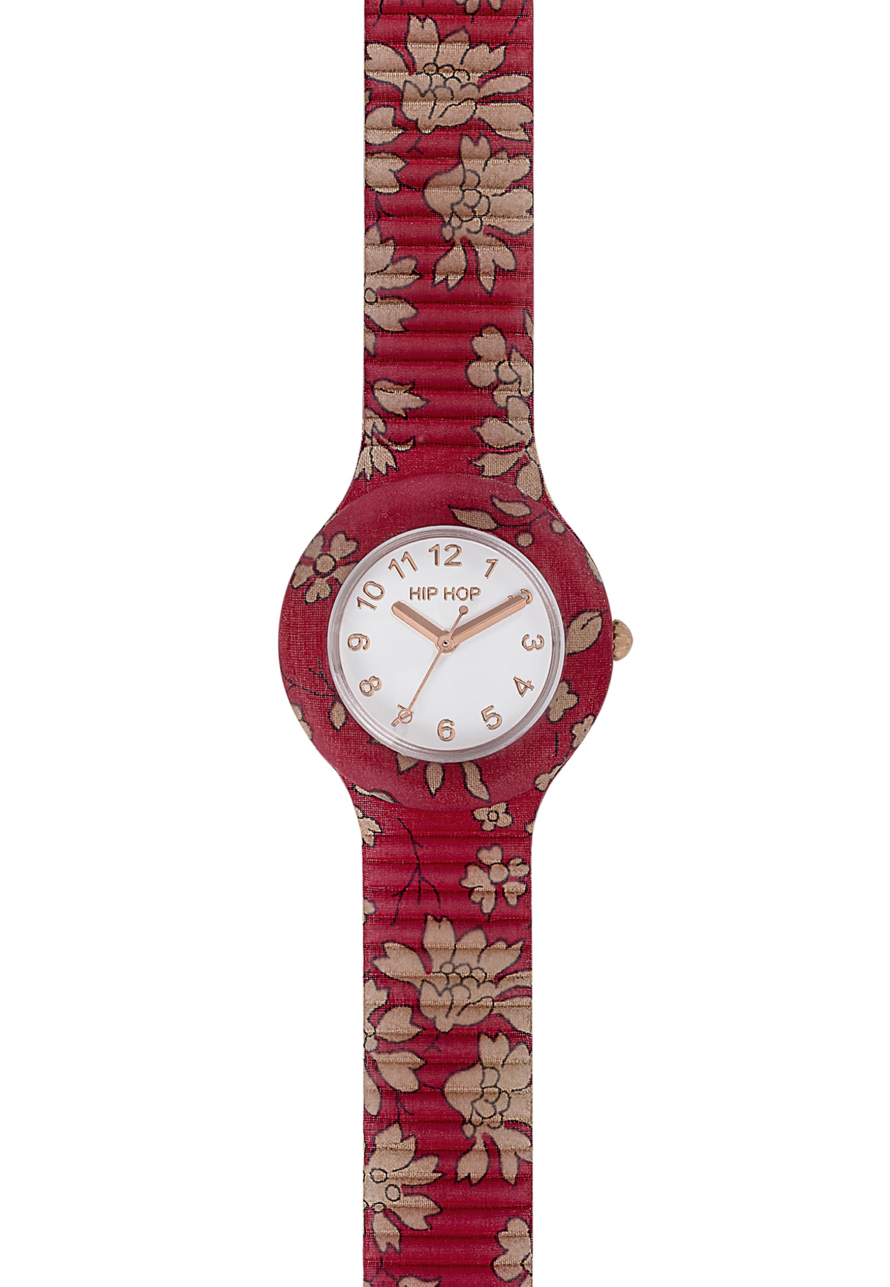 HIP HOP, Collezione Winter Blossom, Orologio Donna a Tema Fiori Invernali con Tessuti Liberty e Cinturino In Silicone, Resistente all'Acqua