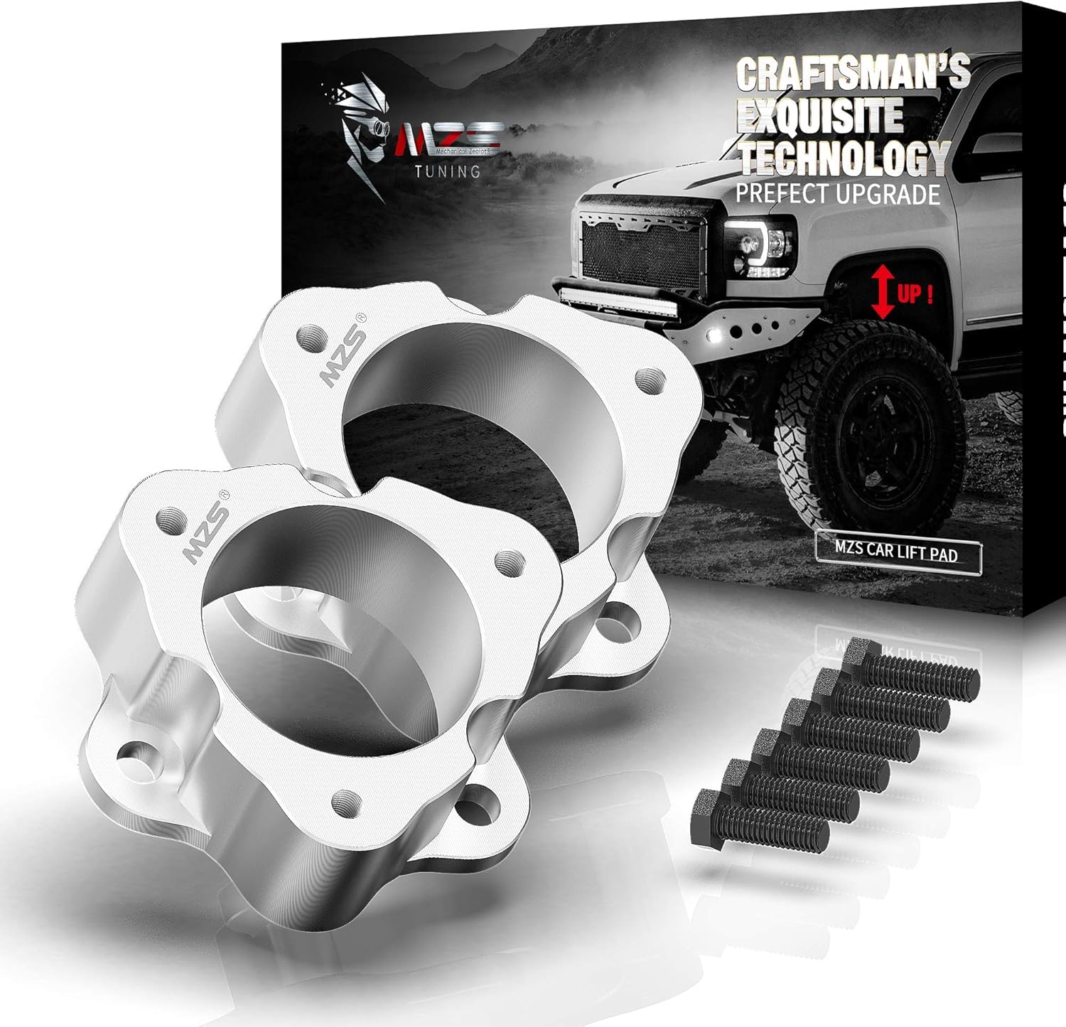 Amazon.com: MZS 2 Inch Front Leveling Kit Lift Strut Spacers