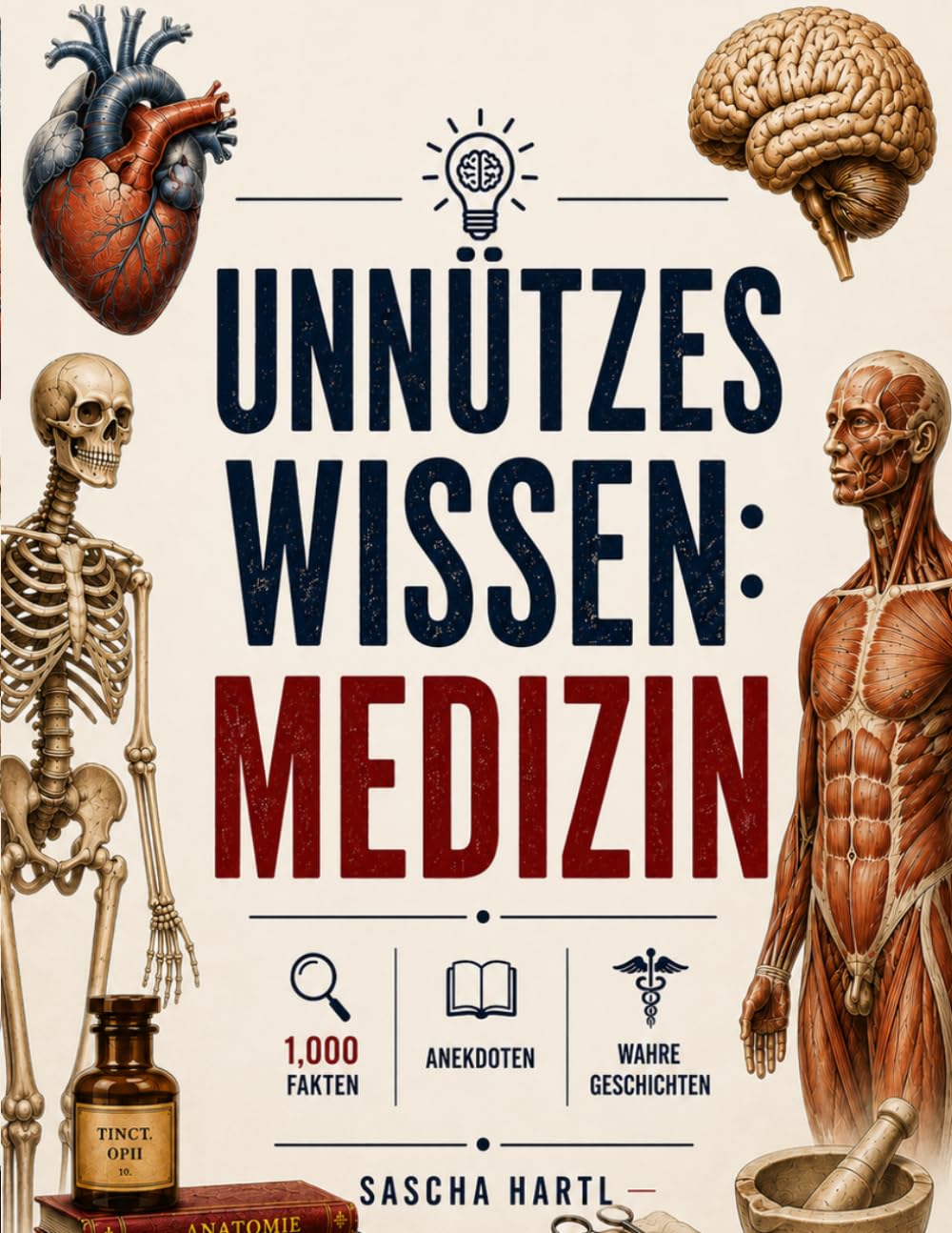 Unnützes Wissen: Medizin: 1.000 kuriose Fakten, verblüffende Anekdoten & echte Geschichten aus der Welt der Medizin | Geschenk für Ärzt:innen & Wissensfans