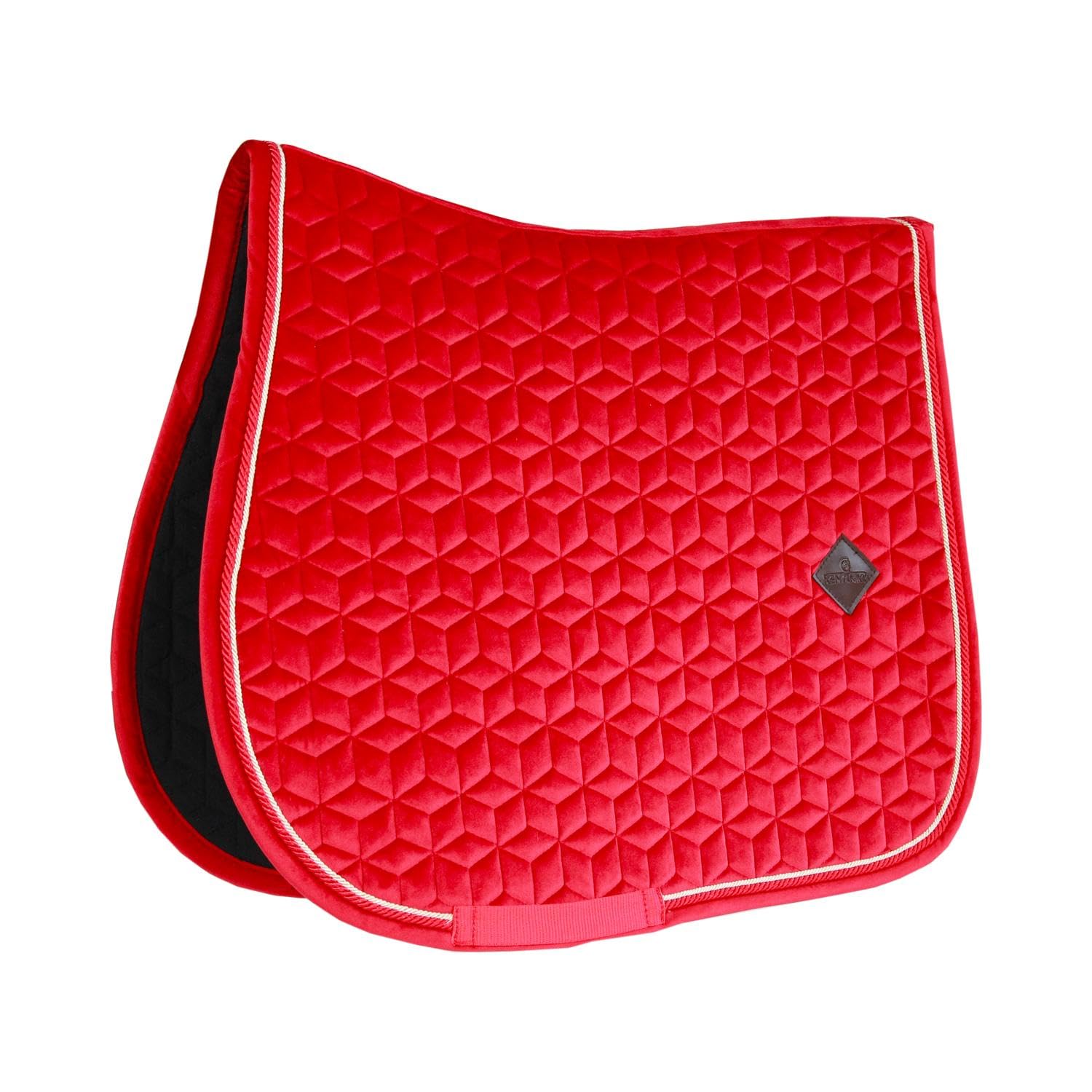 Tapis de selle FULL - Rouge - Velours - Concours complet