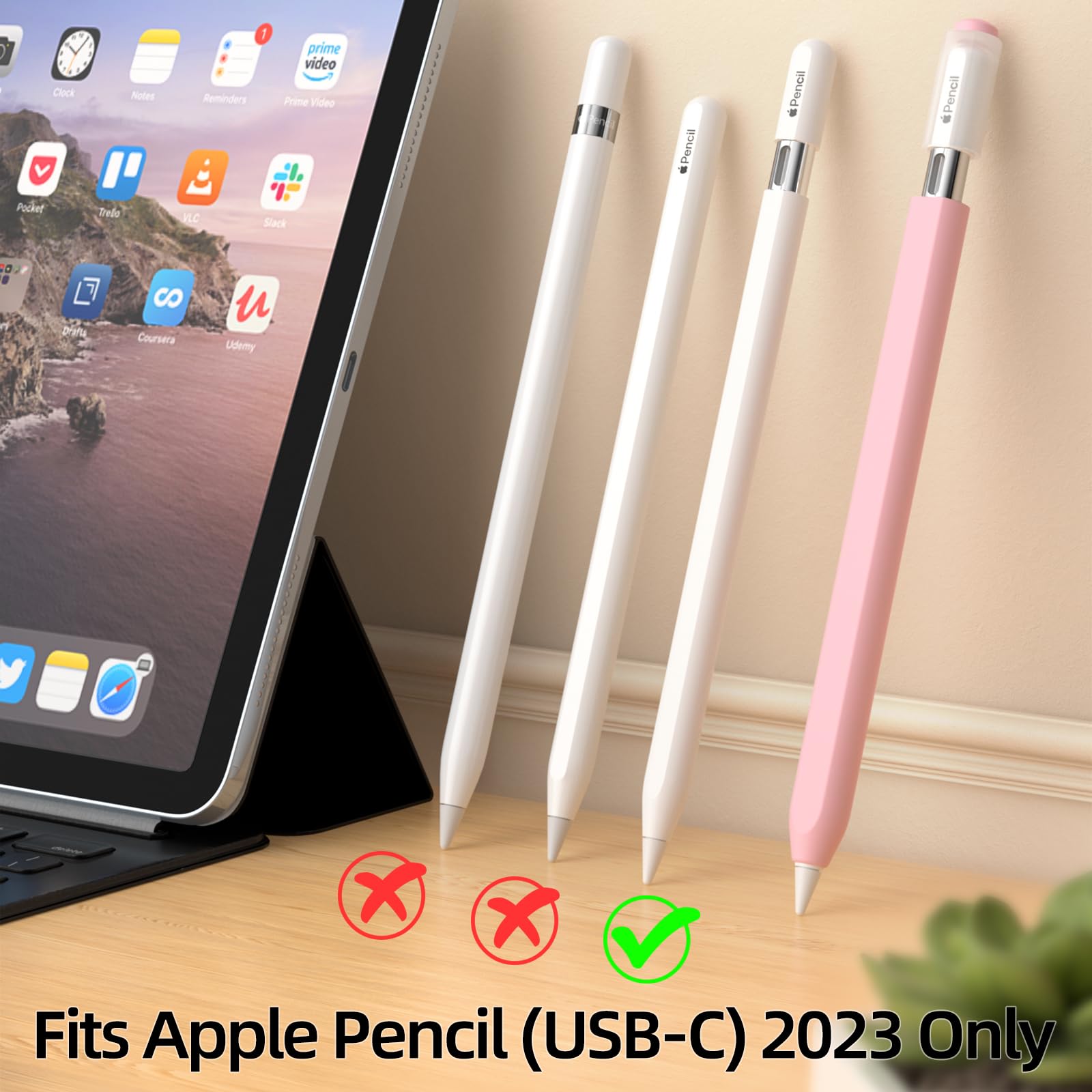 Apple Pencil USB-C 専用ケース付き Amazon.com: JOOSKO Pencil Case for Apple Pencil (USB-C), Silicone