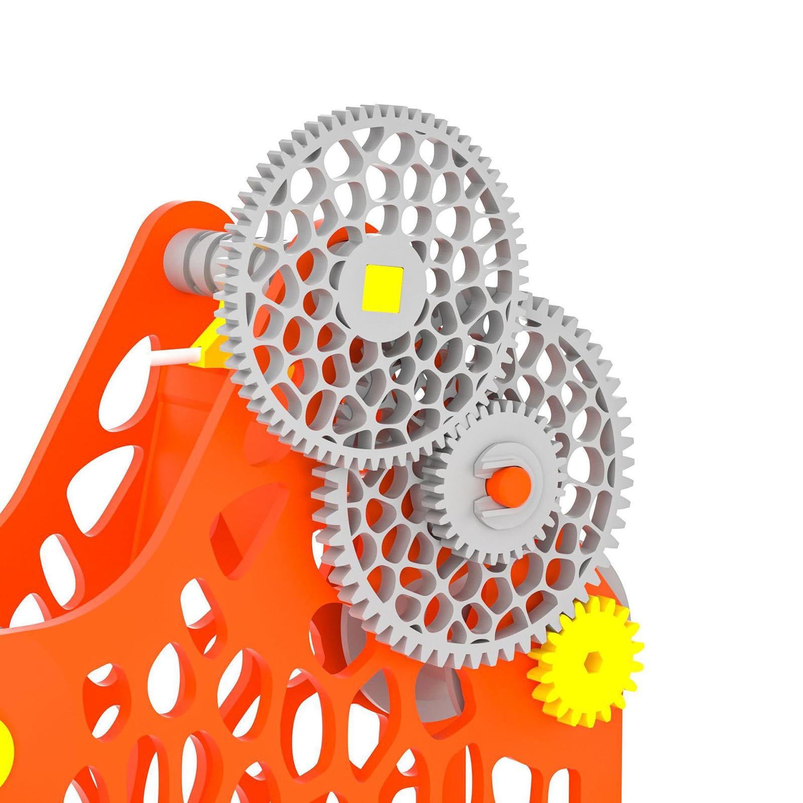 Retraktor filamentu do drukarki 3D, nawijarka szpul, elektryczna nawijarka materiałów eksploatacyjnych, zdolna do utrzymania szpul 2KG, modułowa konstrukcja z możliwością (Orange)