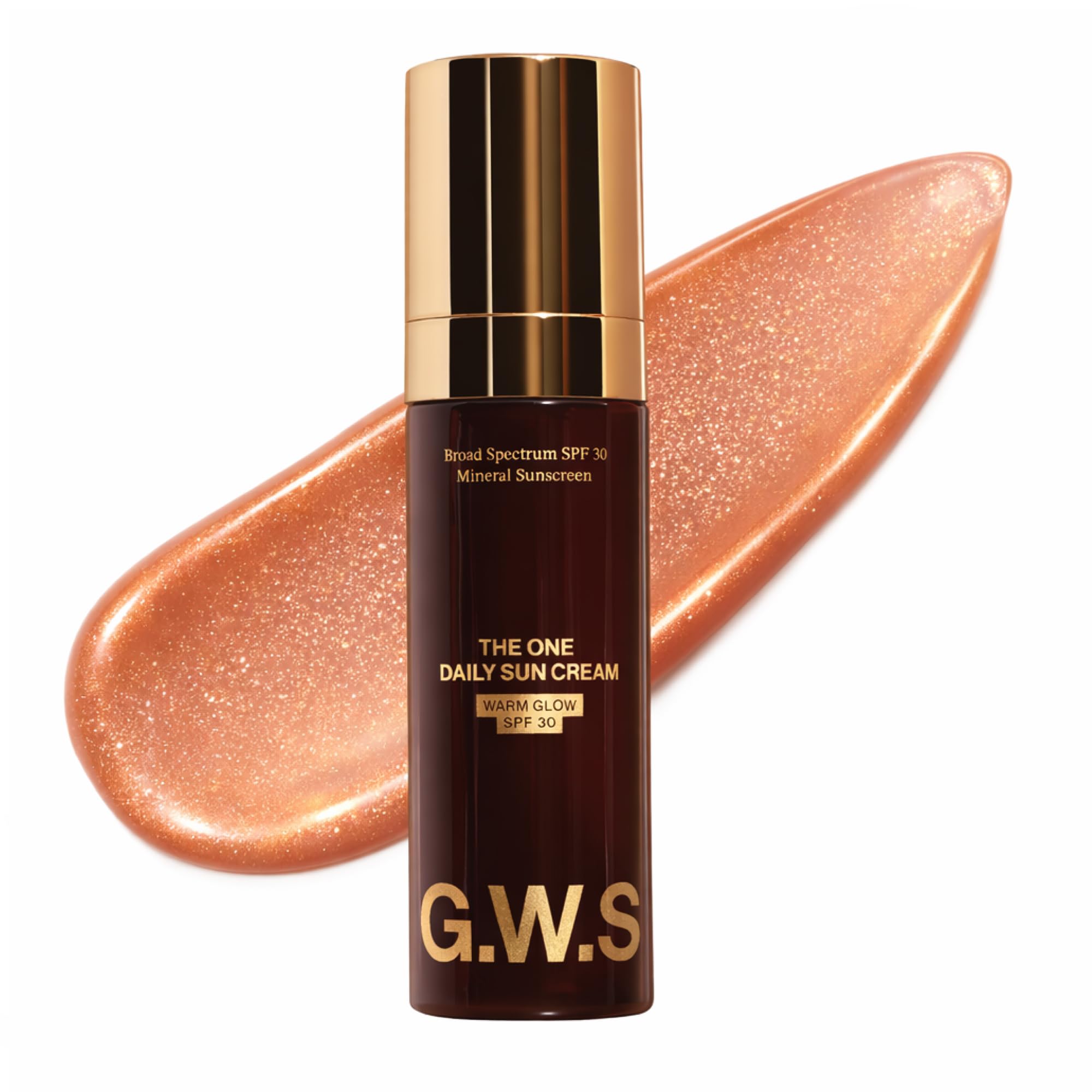 Good Weather Skin The One Warm Glow Daily Sun Cream SPF 30 – Hydrating Mineral Sunscreen for Face & Neck, Sensitive Skin Safe, with Zinc, Niacinamide,