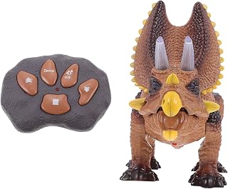 BESPORTBLE 1Juego Teledirigido Triceratops con Luces y Juguete Educativo de y Fiestas Infantiles