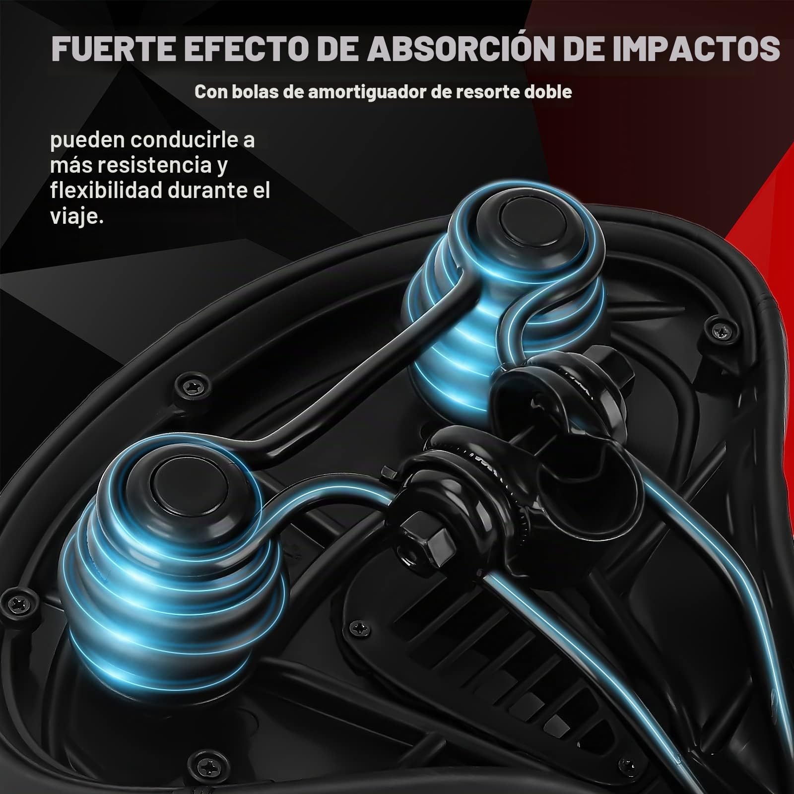 TONBUX Sillín Bicicleta Extra Grande, Sillín de Bicicleta Muy Cómodo Impermeable, Sillin Bici Ergonómico, Asiento de Bicicleta Transpirable para MTB/Bicicleta Urbana/Bicicleta de Carretera/Ebike