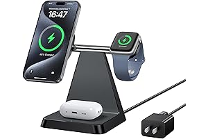 3-in-1 Magnetic Charging Stand for Apple Devices