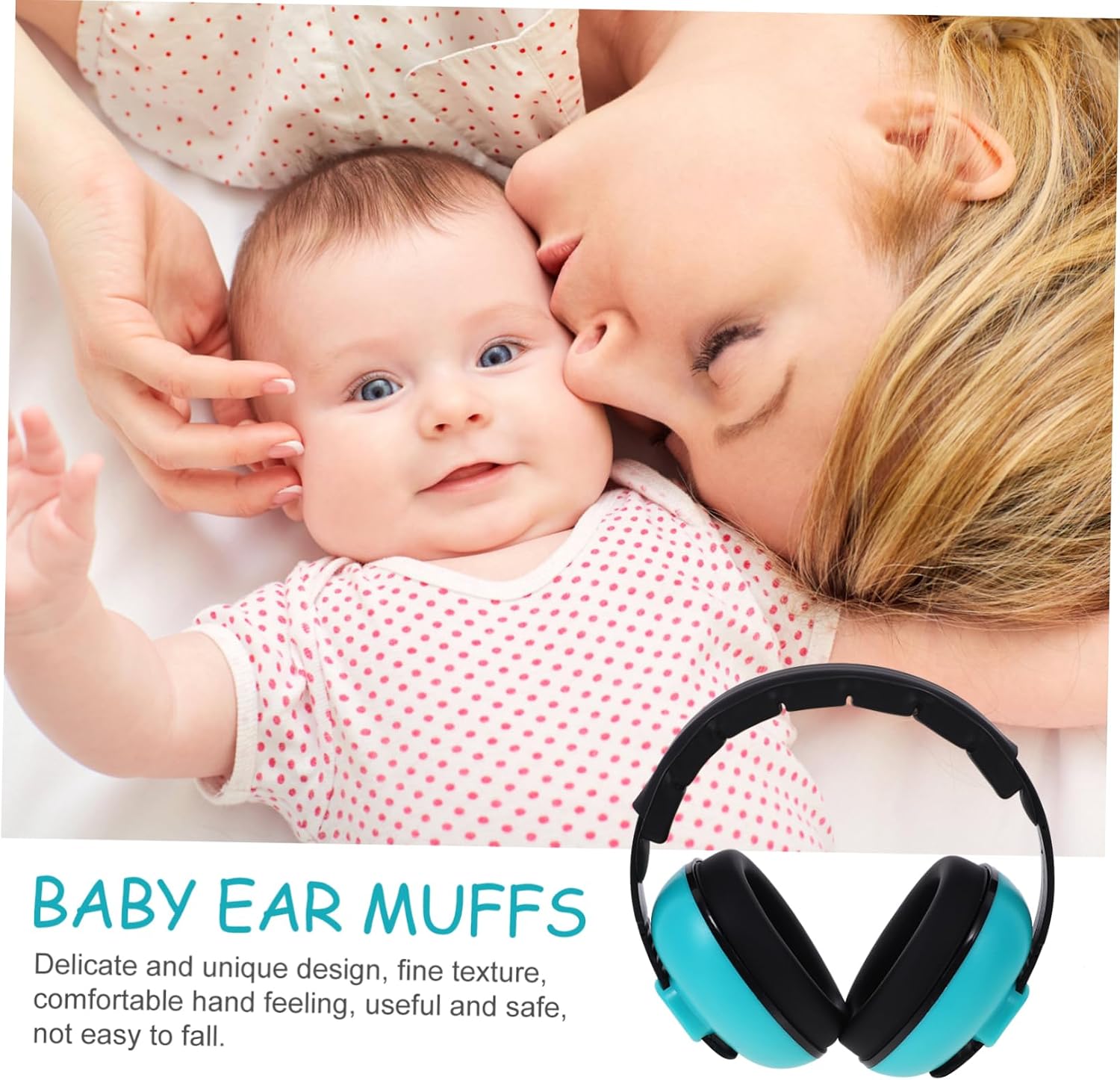 BESPORTBLE Comfortable Ear Protection Headphones Noise Cancelling Ear Muffs for Airplanes Concerts Design