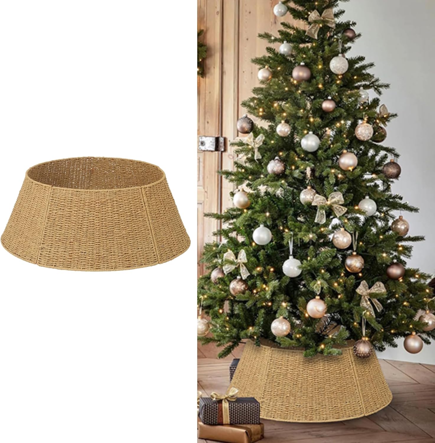 Rattan Christmas Tree Collars for Artificial Trees, Jamaica Ubuy