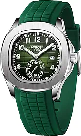 Relógio masculino analógico militar com calendário, pulseira de silicone preta, à prova d'água, relógios de pulso masculinos clássicos, exclusivos, minimalistas, designer de quartzo, para