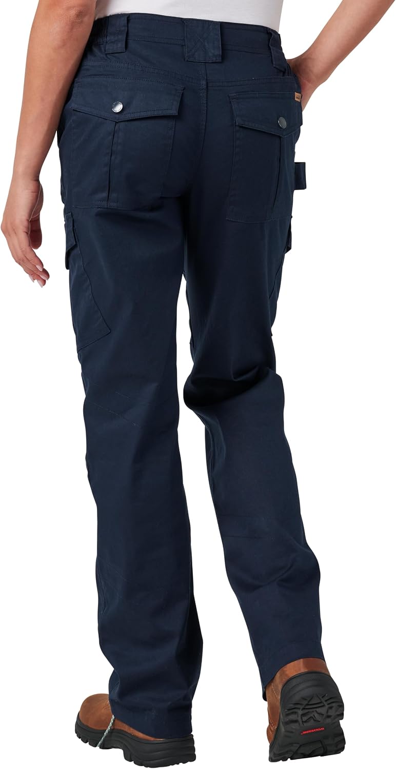 Lucky Brand Women's Women's Twill Cargo Work Pants with Side Elastic Waist