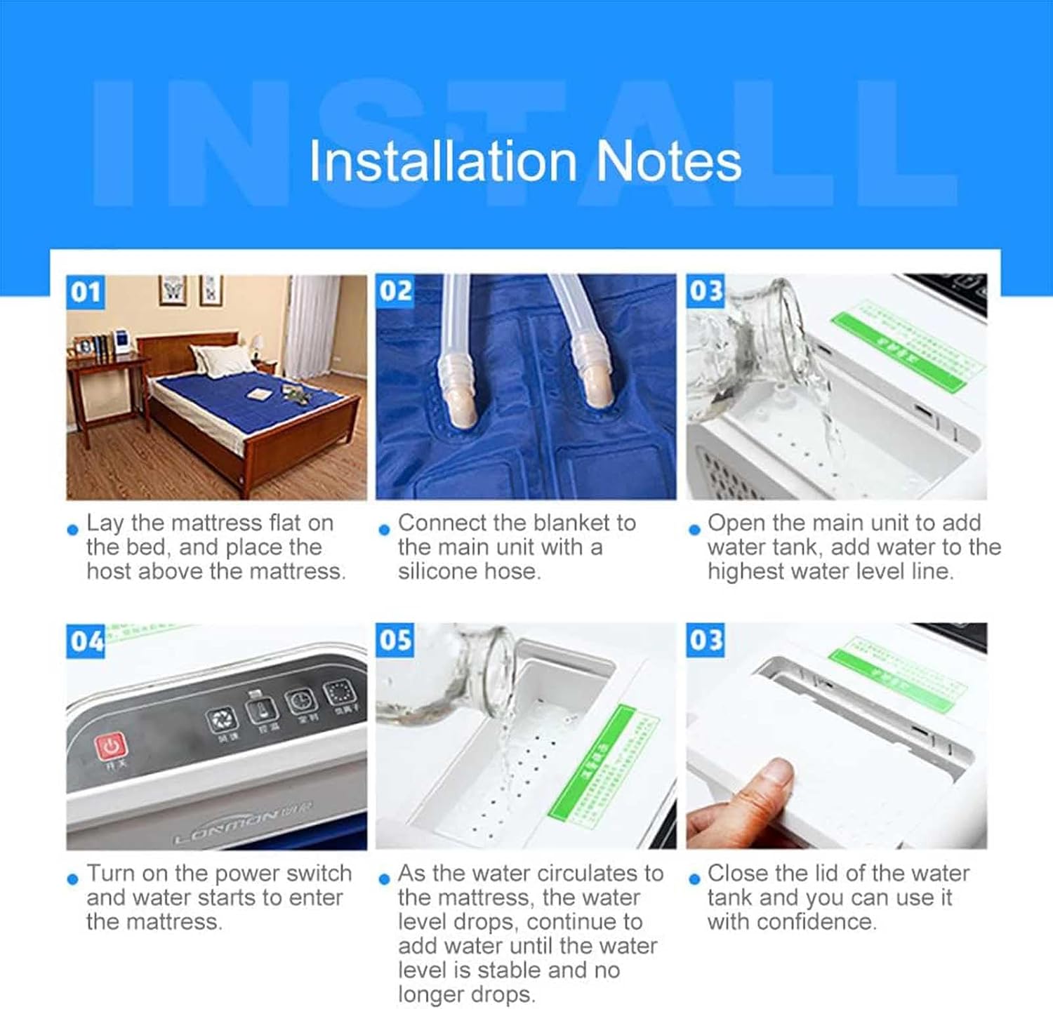 Water Cooled Mattress, Electric Cooling Mattress Pad,Mattress Cooling Pad,Summer Water Cooling Mattress Bed,for Cooling (160x70cm)