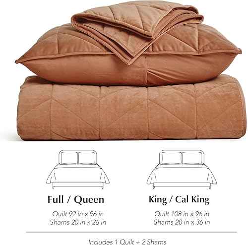 Miniatura 7 de Evergrace Edredón de terciopelo, lujo, 3 piezas, queen, ultrasuave, ligero, colcha Matelassé, gran tamaño, cubrecama, todas estaciones, 2 fundas