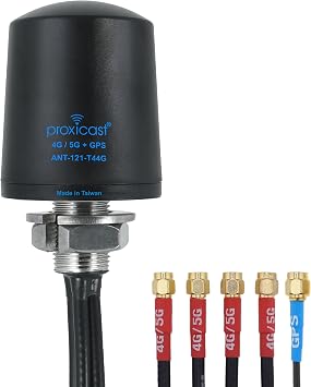 Proxicast 5-in-1 4x4 MIMO 4G/5G + GPS Antenna Low Profile Vandal Resistant