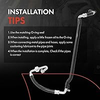 Vista 6 de A-Premium Manguera de línea de succión de A/C y manguera de línea de líquido compatible con Hyundai Sonata, 2012 2013 2014 2015, 2.4L, FULL HYBRID