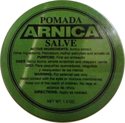 Pomada Arnica Salve Primeros Auxilios Antiséptico 1oz.