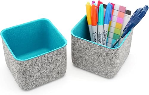 Welaxy Organizador de cajones de oficina de 2 piezas para dormitorio escolar, hogar, cocina, baño, dormitorio, armario, escritorio, cajas de