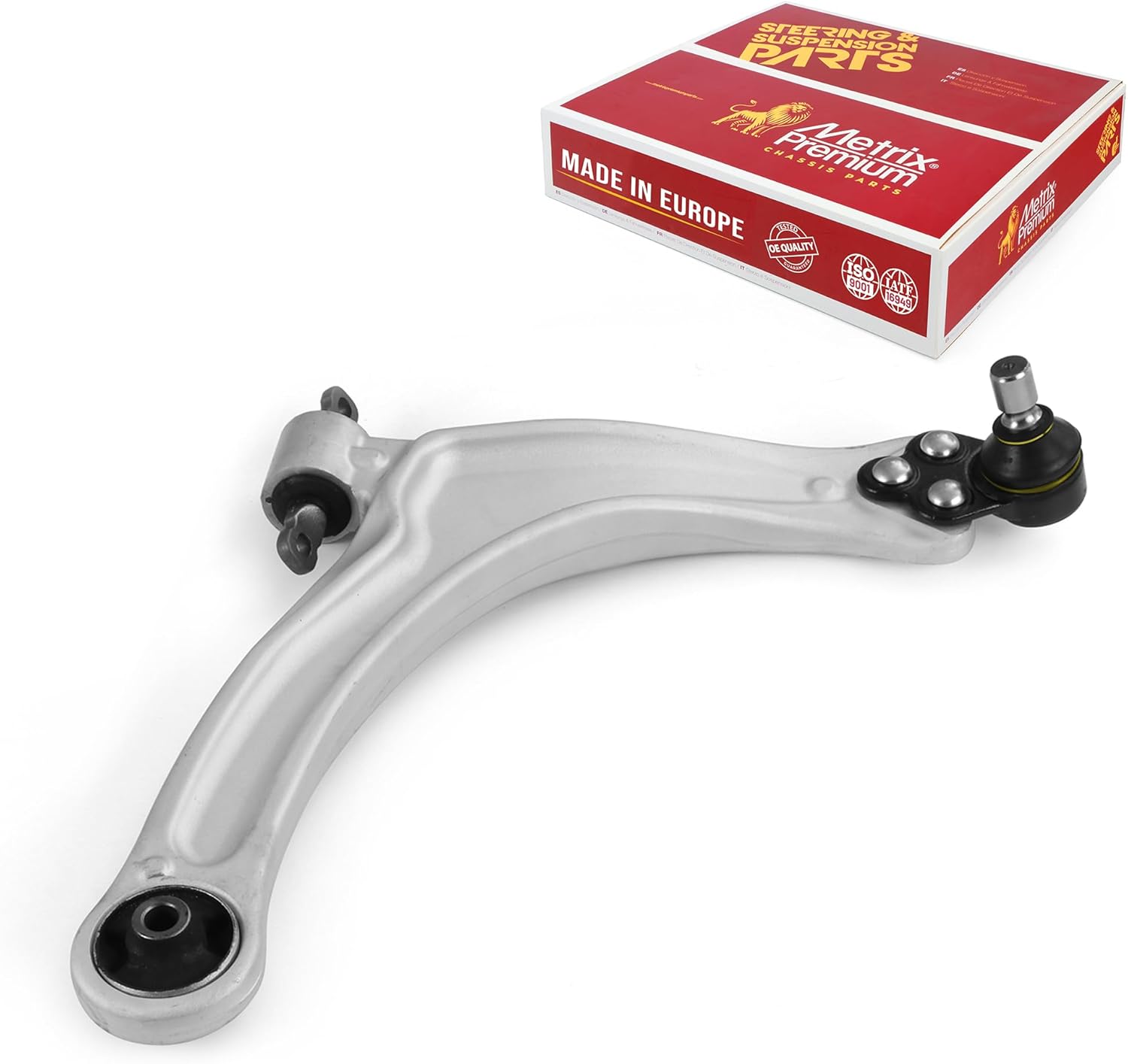 Metrix Premium Chassis Parts - Front Right Lower Control Arm w Ball Joint & Bushing Assembly Fits 06-11 Chevrolet HHR, 05-10 Cobalt, 07-10 Pontiac G5, 05-06 Pursuit, RK620897, Made in Europe