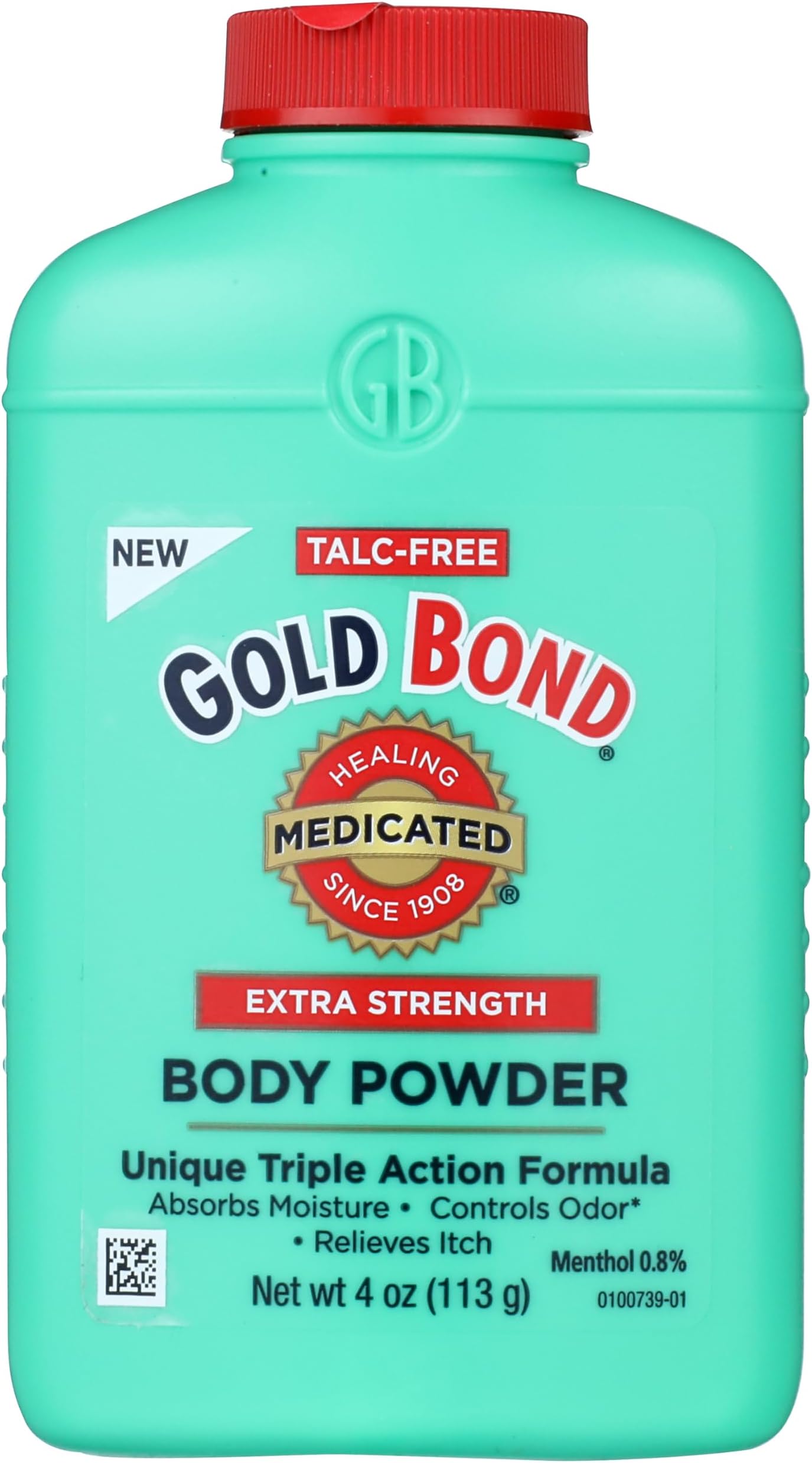 Gold Bond Medicated Talc-Free Extra Strength Body Powder 4 oz, Cooling, Absorbing, Itch Relief