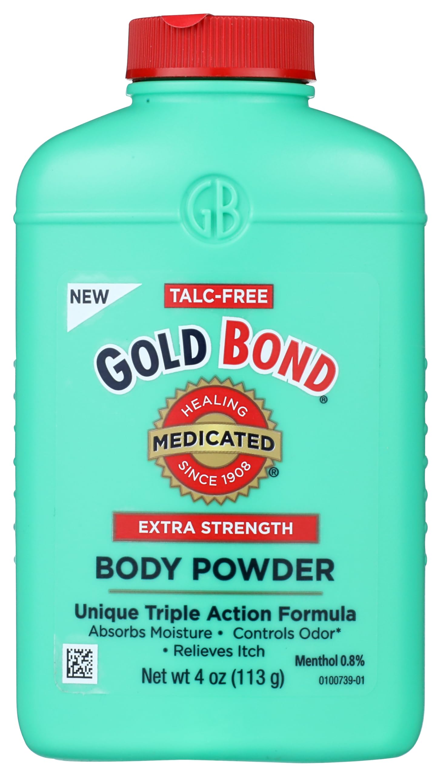 Gold Bond Medicated Talc-Free Extra Strength Body Powder 4 oz, Cooling, Absorbing, Itch Relief