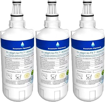 744000200 Filter Replacement for Liebherr 7440000 7440002 Refrigerator Water Filter 3 Pack