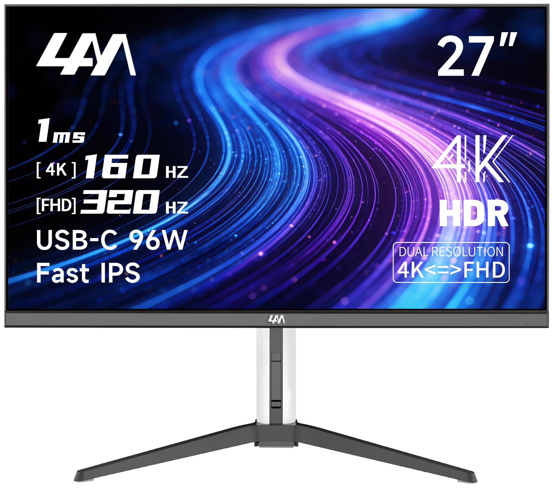 4AM 4X27U 4kゲーミングモニター 27インチ Amazon.co.jp: 4AM 4X27U2 デュアル解像度 ゲーミングモニター 27