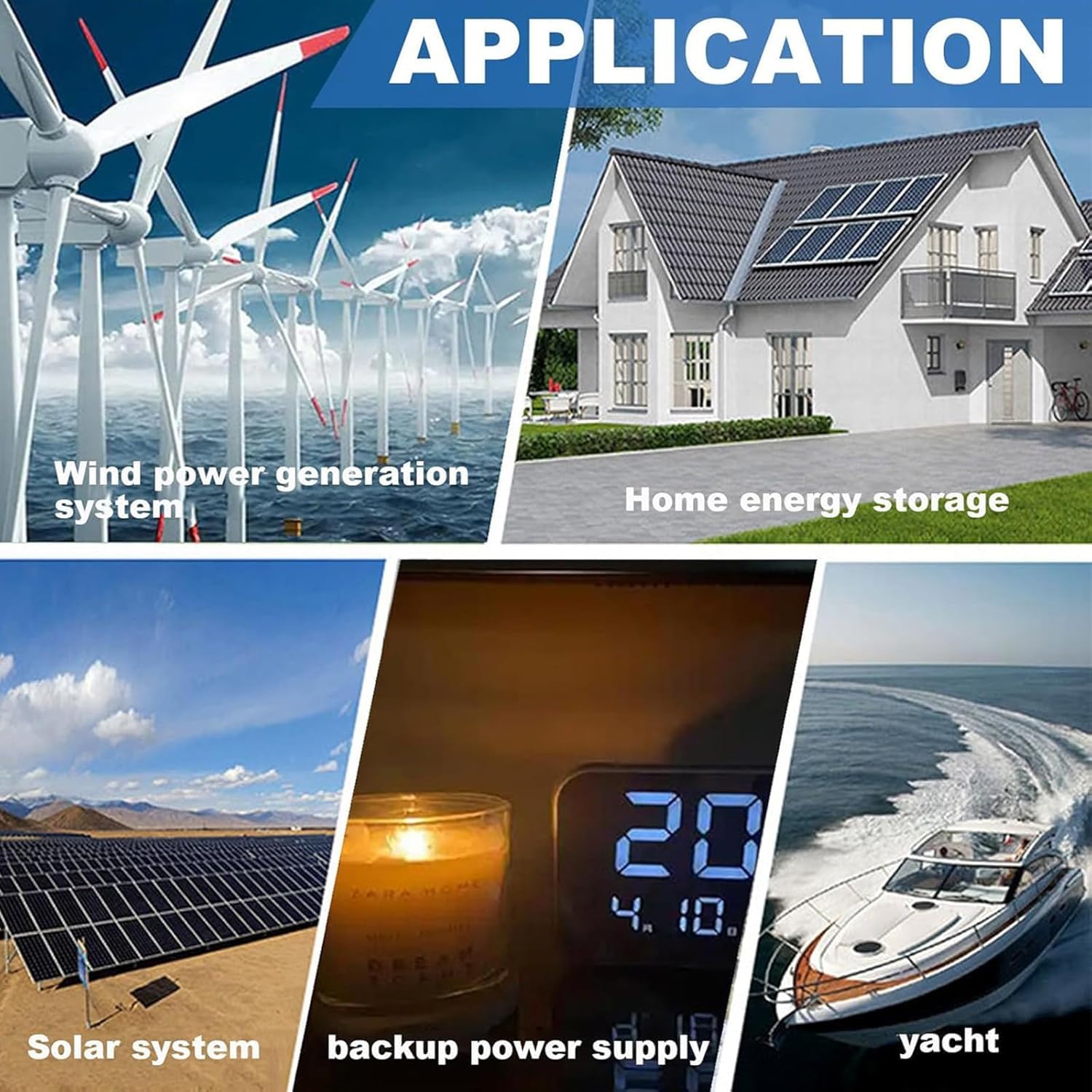 Inverter Solare Ibrido 5500W 48V con Regolatore MPPT 120A, ad Onda Sinusoidale Pura per Accumulo Domestico, Camper e Backup - Sistema off-Grid