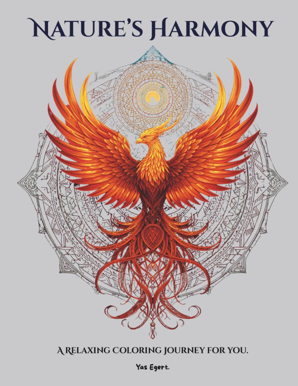 Nature's Harmony: 10 Majestic Animal Mandalas : A Relaxing Coloring Journey for you
