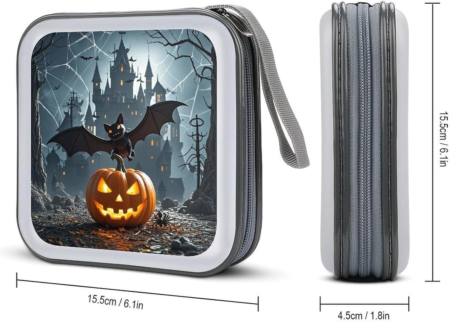 Pumpkin Lantern CD Case CD Storage Box DVD Sleeves