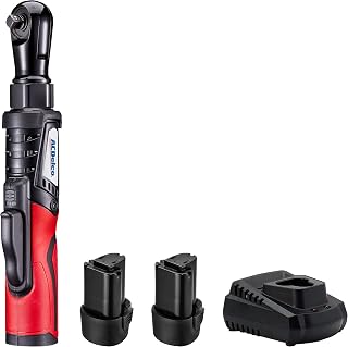 ACDelco ARW1210-3P2 G12 Lithium-Ion 12V (10.8V) Brushless 3/8” Electric Cordless Ratchet Wrench Set Power Tool Kit | Tool Set Includes x2 Battery Packs & Charger
