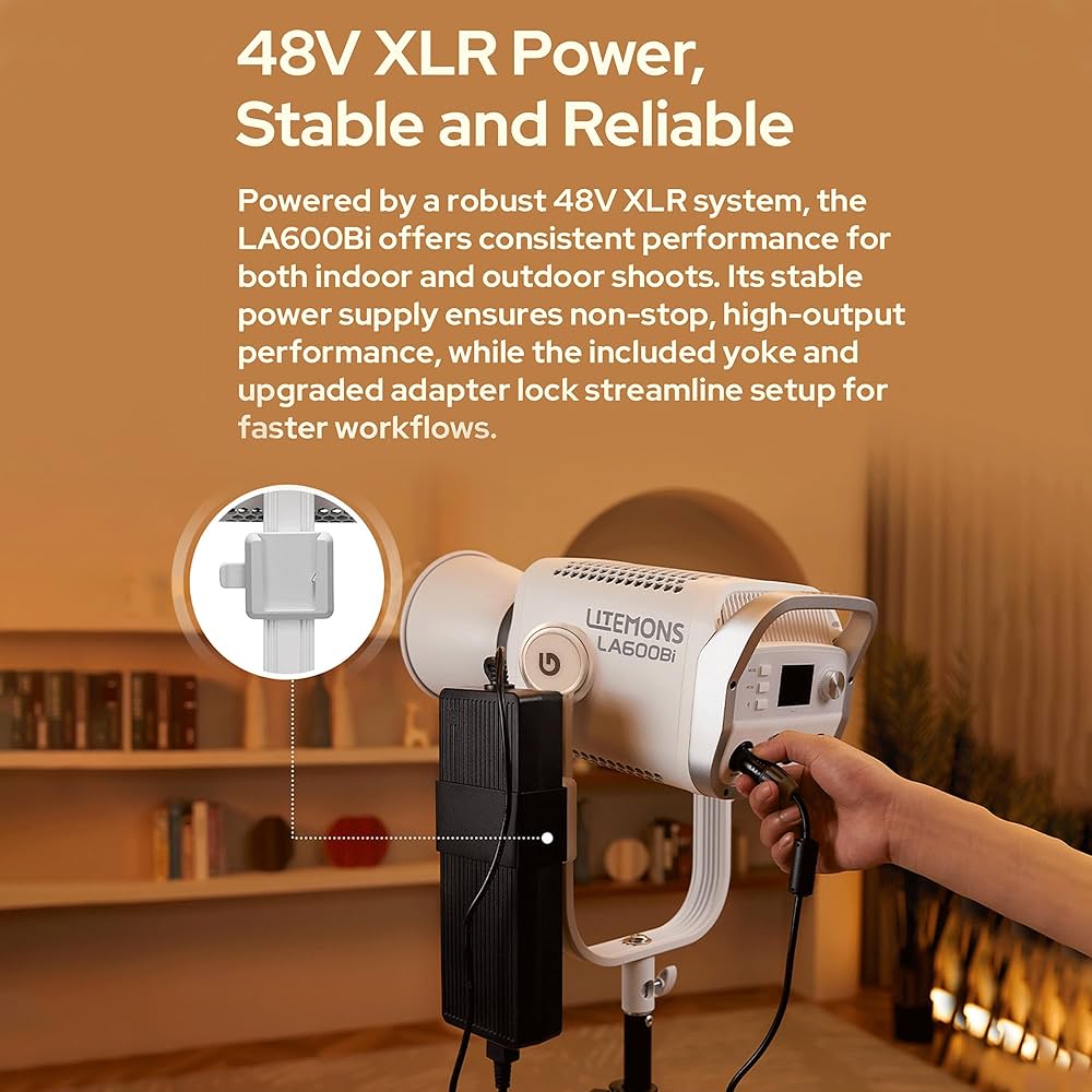 Amazon.com : Godox Litemons LA600Bi LED Video Light with