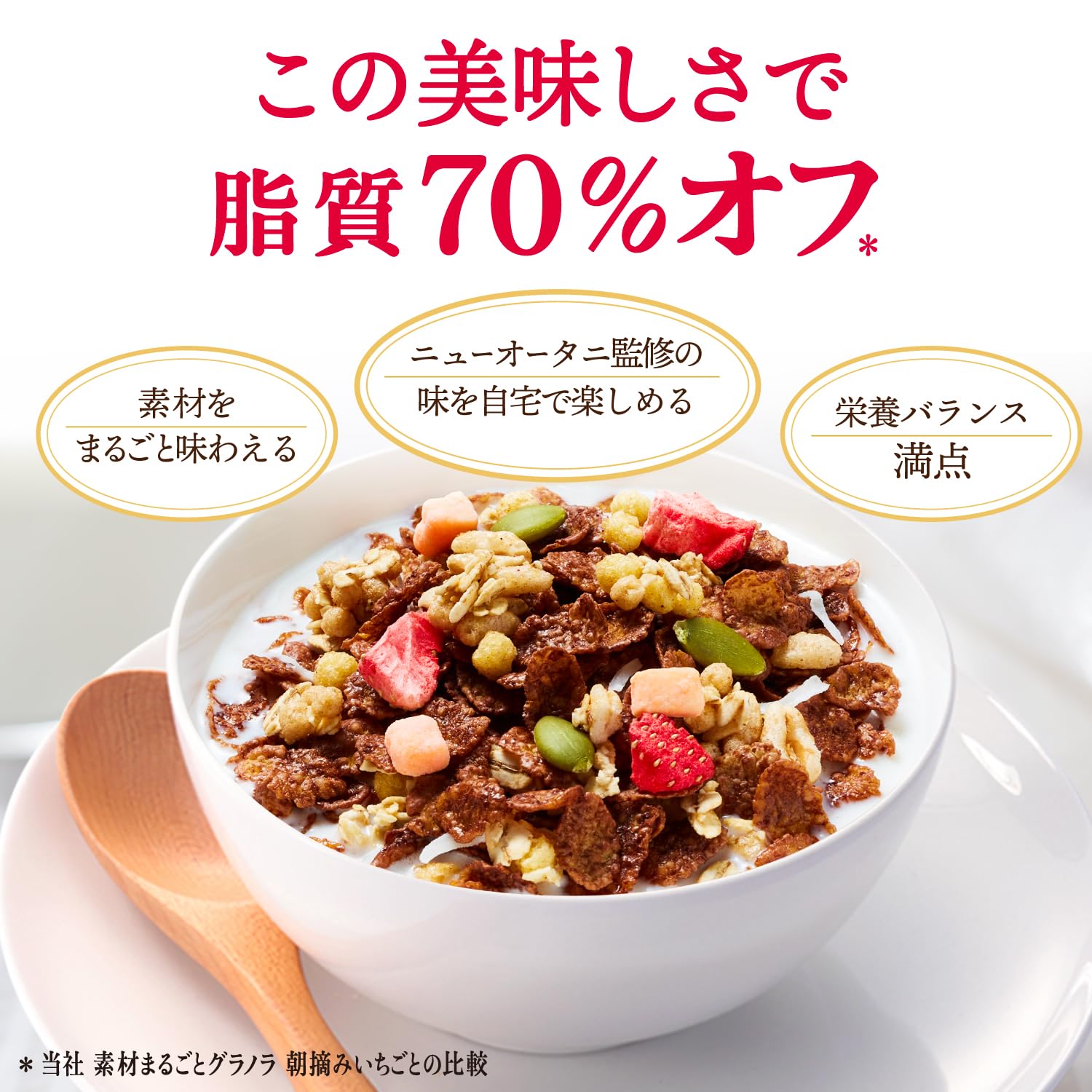 20個セット】 ケロッグ 素材まるごとグラノラ 脂質70％オフ 華やぐ