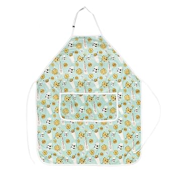 BapronBaby Cookies & Milk Apron Waterproof Kitchen Cooking Baking YS-2XL