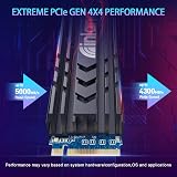 INLAND Unidad interna de estado sólido SSD PCIe M.2 2280 de 2 TB Performance Gen 4.0 NVMe 4 x4, velocidad R/W de hasta 5000 MB/s y 4300 MB/s, 3500 TBW