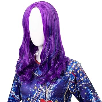 Disfraz con peluca de colores Clearance