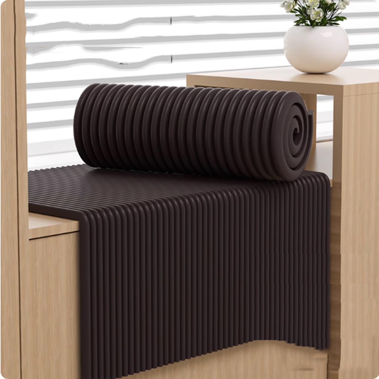 MESOVFCA Anti-Collision Wall Cushion Padding, Self-Adhesive Padded Panels, DIY Peel and Stick Wall Protection for Headboards