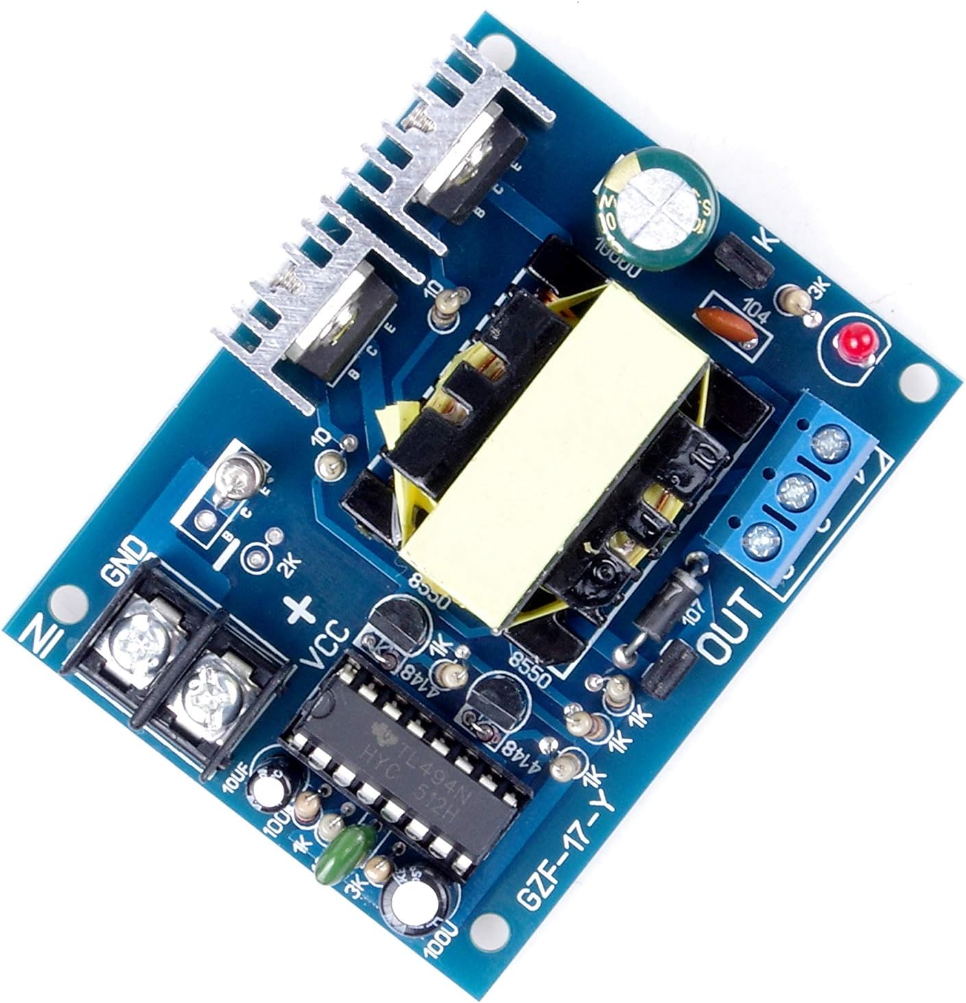 High Voltage Boost Converter DC-AC 12V to 110V 220V AC 100W Inverter Boost Board