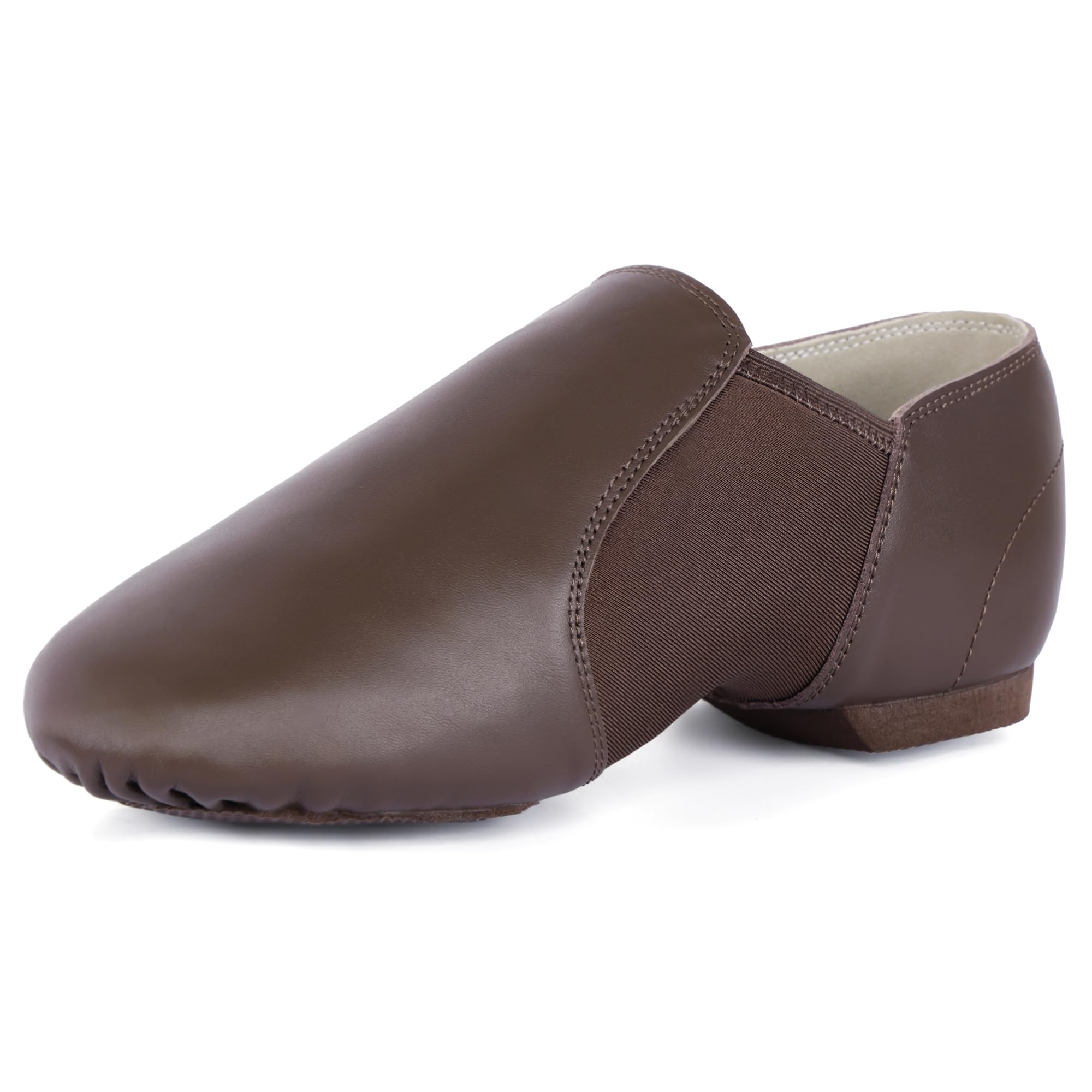 Linodes Leather Jazz Shoe Slip On for Girls and Boys (Toddler/Little Kid/Big Kid)