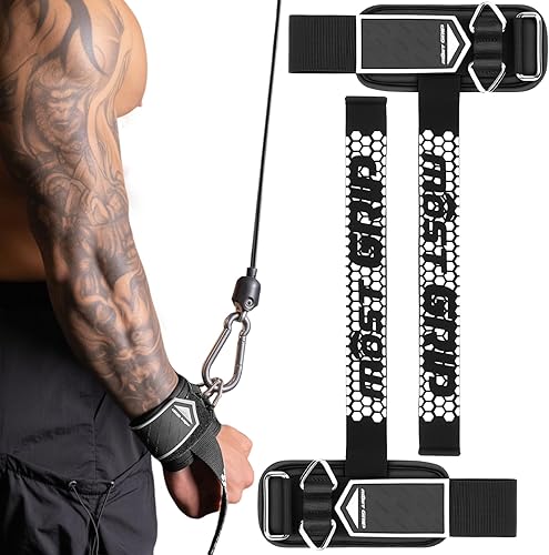 Correas de muñeca antideslizantes con pegamento para levantamiento de pesas, correas de elevación 2 en 1 con anillos en D para entrenamiento de