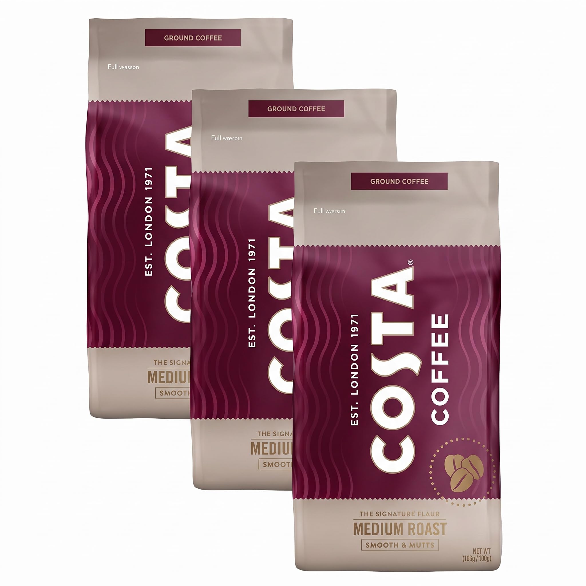 Amazon.com : Costa Coffee Ground Coffee, Signature Blend Medium