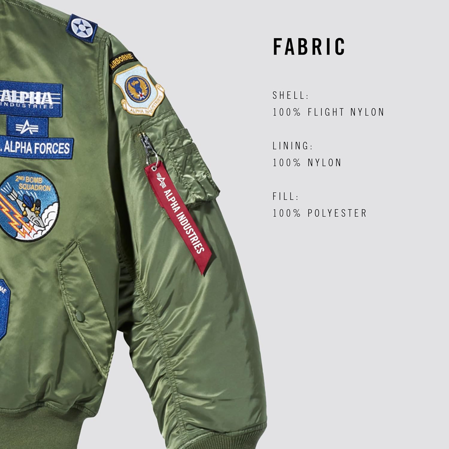 Alpha Industries Men's Squadron MA-1 Flight Jacket