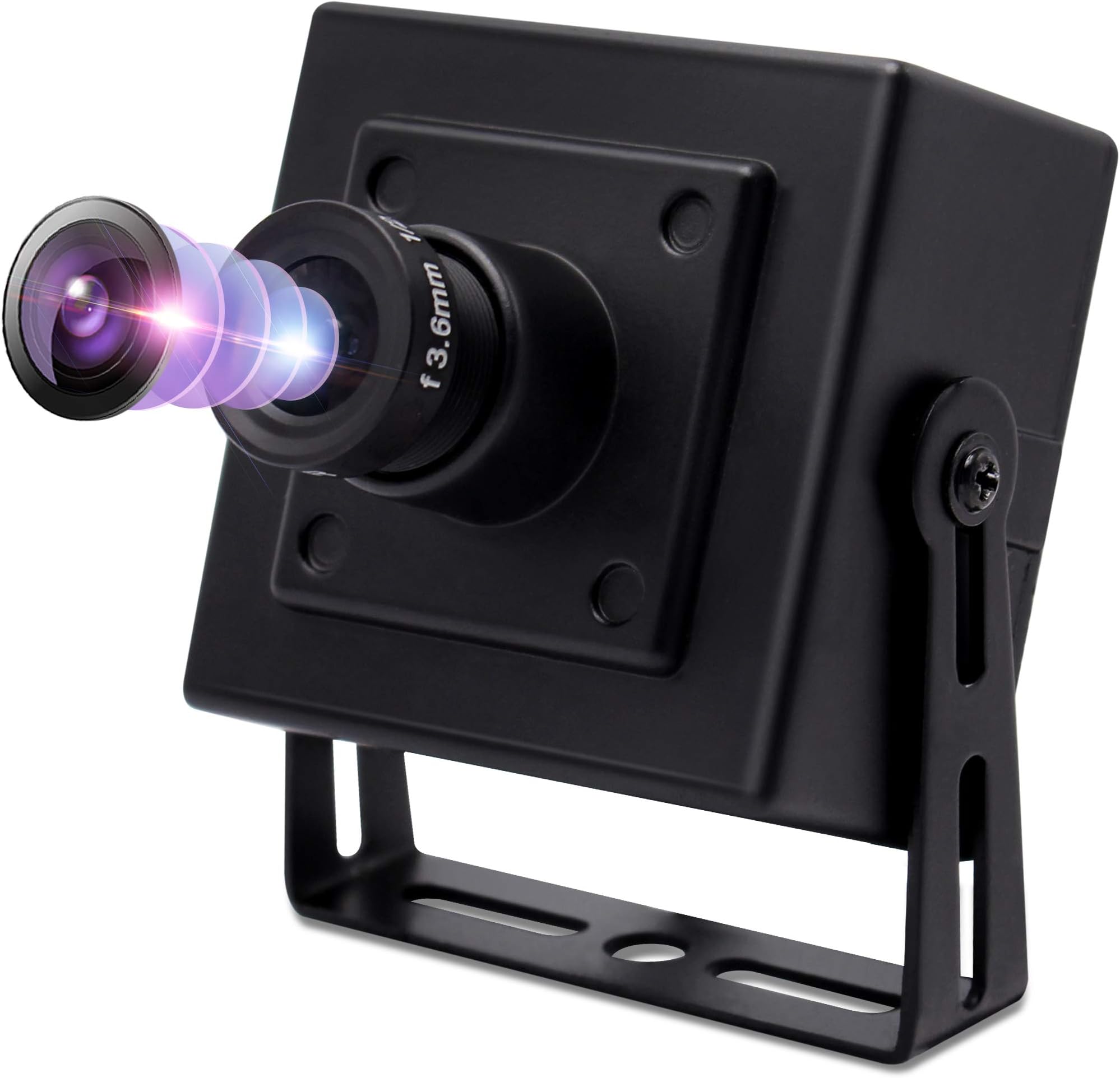 SVPRO USB Camera 4K 30fps Ultra HD Webcam with Sony IMX317 Sensor, 2160P Web Camera with Wide Angle 3.6mm Lens, USB2.0 UVC Compliant Mini Camera with Bracket for PC Mac Laptop Tablet Desktop