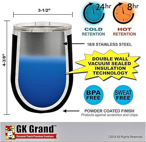 Miniatura 3 de NONNA GIFT  "BEST NONNA EVER  LOVE YOU" - Vaso de acero inoxidable aislado al vacío, taza de café de viaje, GK Grand diseñada y grabada para