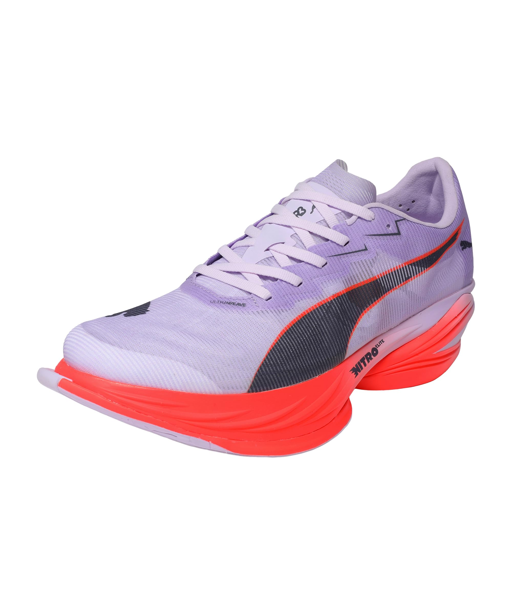 PUMA Fast-R Nitro Elite 3 Laufschuhe Wettkampfschuh Herren Flieder - Light Lavender-Ultra red 45