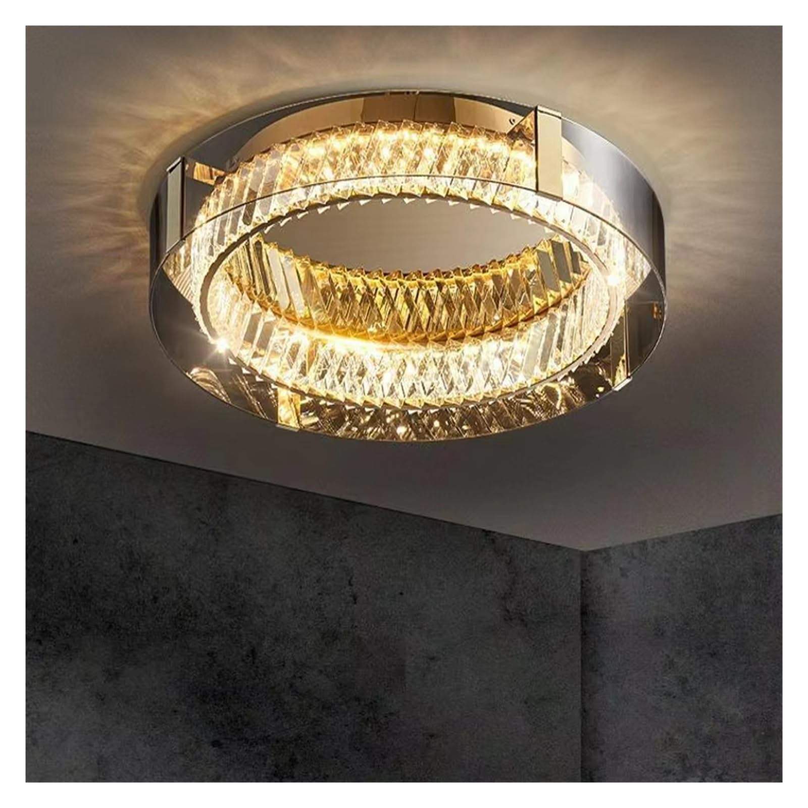 ITOSUI Crystal LED Lights Modern Ceiling Chandelier Luxury Bedroom Lamps,Ceiling Lights