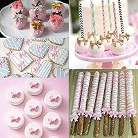 Vista 6 de Mini Bow Silicone Fondant Mold Bowknot Candy Chocolate Mold Cake Cupcake Decoration For Birthday Party