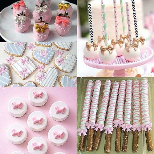 Miniatura 6 de Mini arco silicona Fondant molde Bowknot caramelo chocolate molde pastel magdalena decoración para fiesta de cumpleaños