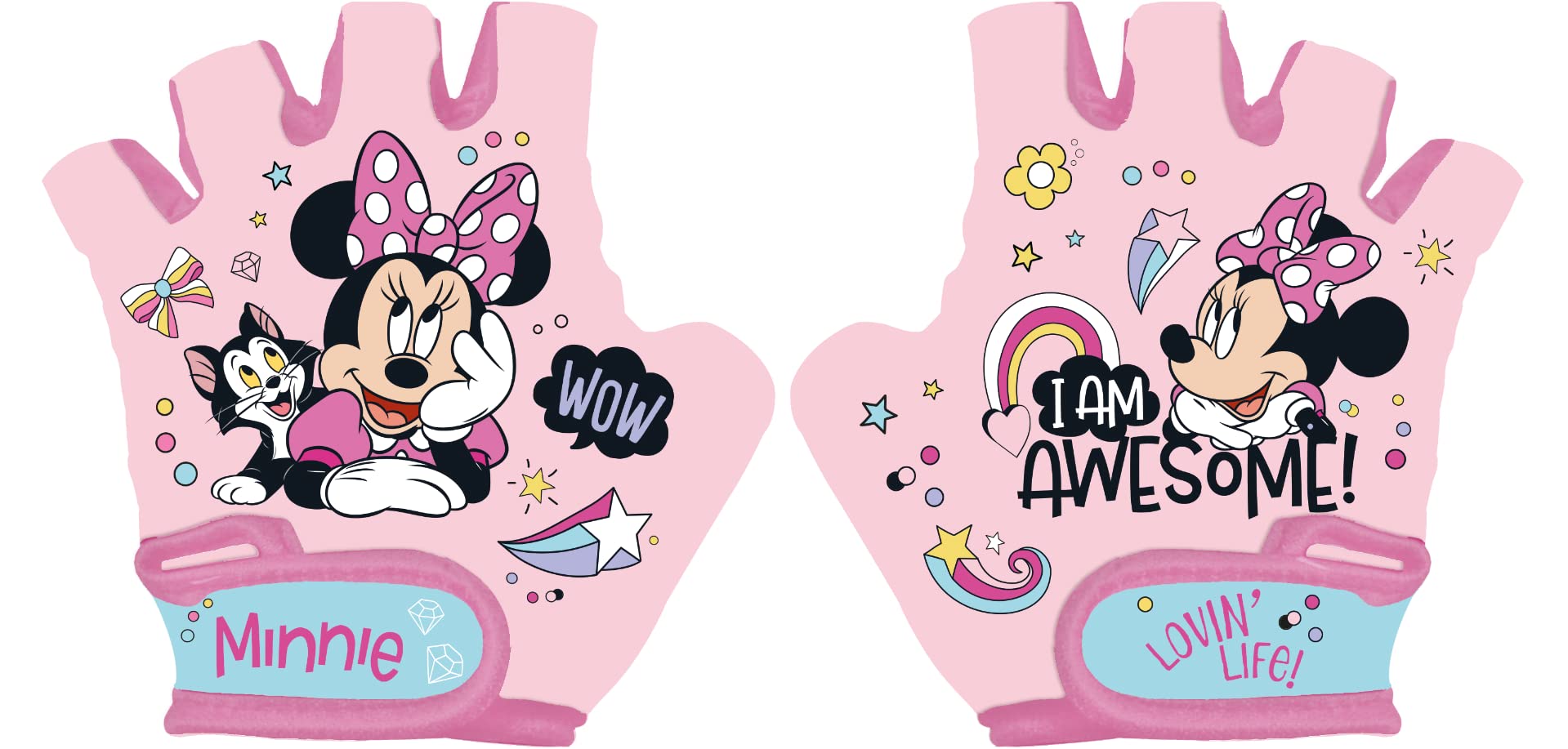Minnie Mouse Gants De Vélo - Gants Enfant Fille Pour Vélo Et Activités Extérieures